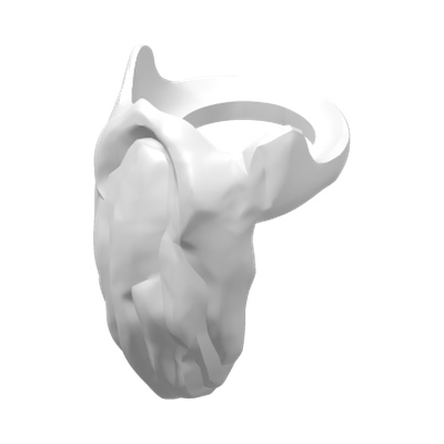 BEARD FOR MAGE · LEGO 6315564 (réf. BrickLink 10052) · White (réf. BrickLink White)