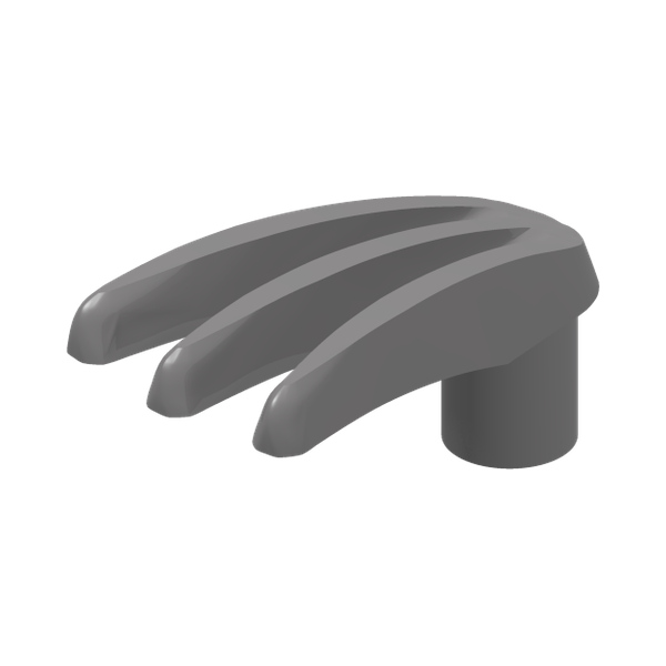 CLAWS · LEGO 6004345 (réf. BrickLink 10187) · Silver Metallic (réf. BrickLink Flat Silver)