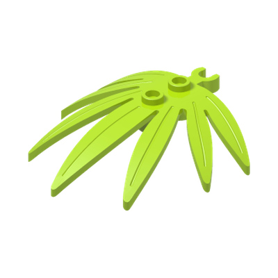 FINGER LEAF · Bright Yellowish Green (réf. BrickLink Lime)