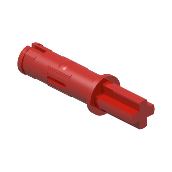 CON. BUSH 2M FR. + CROSS AXLE · LEGO 6209519 (réf. BrickLink 11214) · Bright Red (réf. BrickLink Red)