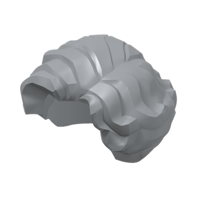 MINI WIG NO. 39 · Medium Stone Grey (réf. BrickLink Light Bluish Gray)