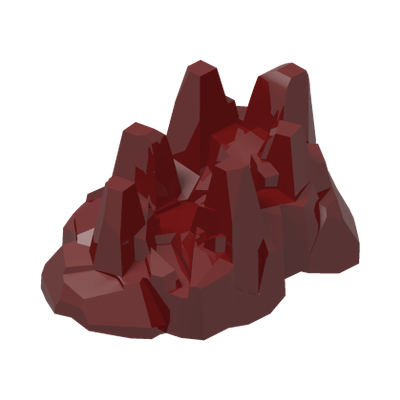 Hero Factory Armor with Rock Spikes · Réf. BrickLink 11268 · Couleur BrickLink : Dark Red