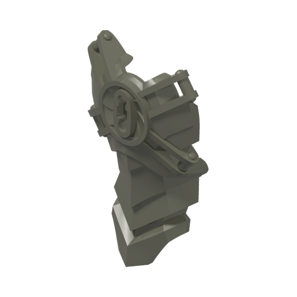 Hero Factory Full Torso Armor with 4 Handles · Réf. BrickLink 11271 · Couleur BrickLink : Pearl Dark Gray