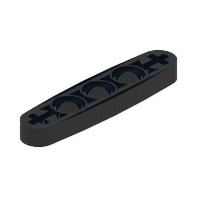 LEVER 5M · LEGO 6327028 (réf. BrickLink 11478) · Black (réf. BrickLink Black)