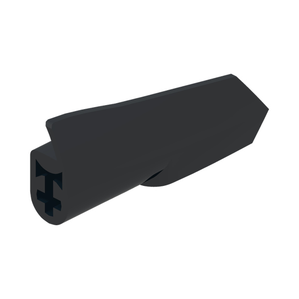 LEFT PANEL 2X5 (NR 22) · Black (réf. BrickLink Black)