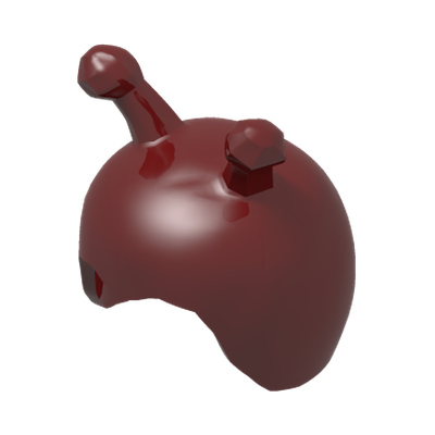 Minifigure, Headgear Cap, Insect - Flexible Rubber · Réf. BrickLink 12892 · Couleur BrickLink : Dark Red