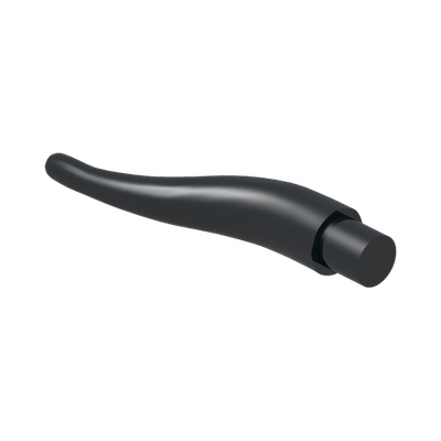 HORN 2,5M Ø3,2 WITH SHAFT · Black (réf. BrickLink Black)