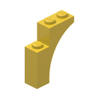 Arch 1 x 3 x 3 · Couleur BrickLink : Yellow