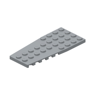 AEROPLANEWING 4X9 · Medium Stone Grey (réf. BrickLink Light Bluish Gray)