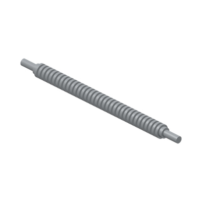 FLEX TUBE 12 M · LEGO 6056596 (réf. BrickLink 14301) · Medium Stone Grey (réf. BrickLink Light Bluish Gray)