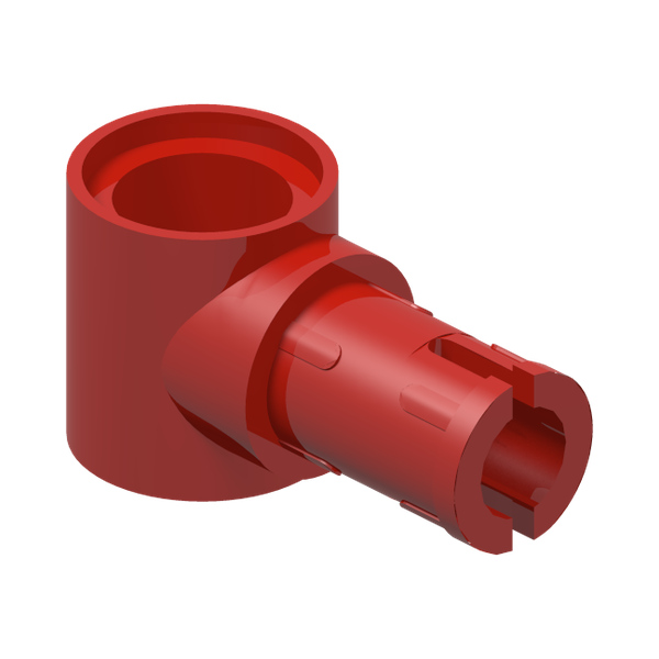 SINGLE BUSH 2 MODULE, DIA. 4,9 · Bright Red (réf. BrickLink Red)