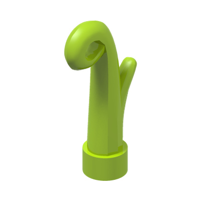 GRASS, W/ 3.2 TUBE · LEGO 6188696 (réf. BrickLink 15279) · Bright Yellowish Green (réf. BrickLink Lime)