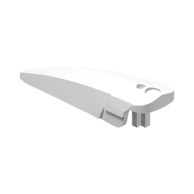 Large Figure Limb Cover / Claw / Spike Large with Axle · LEGO 6348164 (réf. BrickLink 15362) · Couleur BrickLink : White