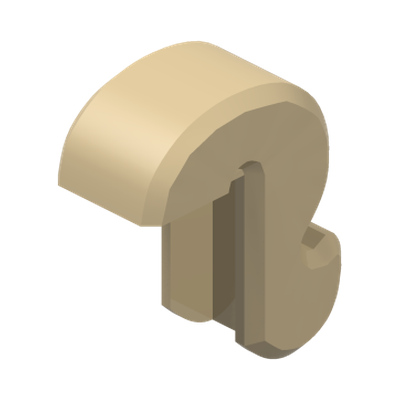 Cat Tail · LEGO 6109586 (réf. BrickLink 15429) · Couleur BrickLink : Tan