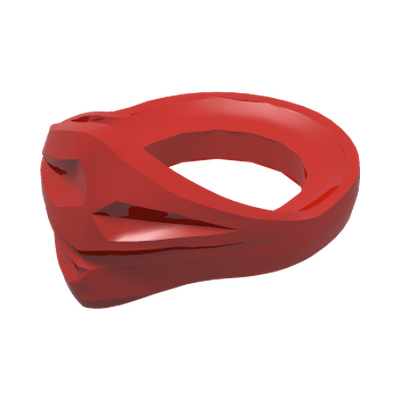 MINI  MASK NO. 1 · Bright Red (réf. BrickLink Red)