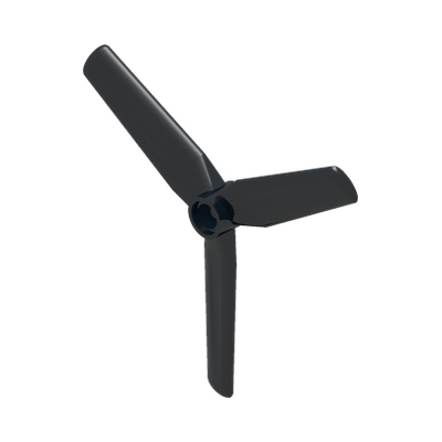 PROPELLER Ø71.84 · LEGO 6055123 (réf. BrickLink 15790) · Black (réf. BrickLink Black)