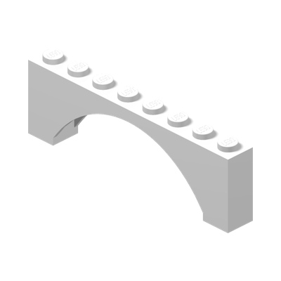 BRICK W. BOW 1X8X2