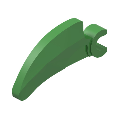 CLAW, W/ 3.2 SNAP · Bright Green (réf. BrickLink Bright Green)