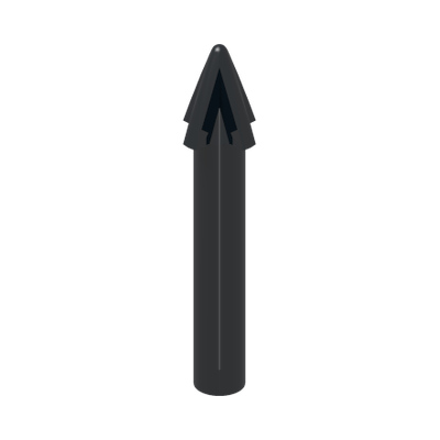 HARPOON SPIKE · LEGO 6210496 (réf. BrickLink 18041) · Black (réf. BrickLink Black)