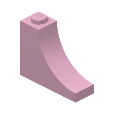 Arch 1 x 3 x 2 Inverted · Light Purple (réf. BrickLink Bright Pink)