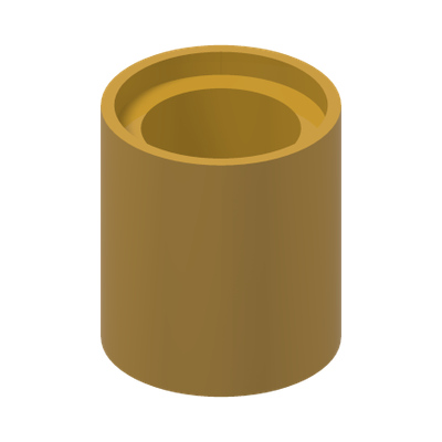 BEAM 1X1 · Warm Gold (réf. BrickLink Pearl Gold)