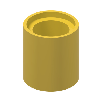 Technic, Liftarm Thick 1 x 1 (Spacer) · Couleur BrickLink : Yellow