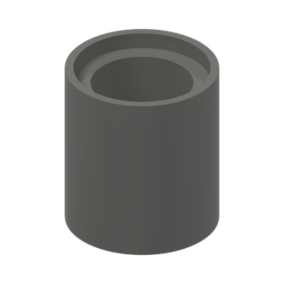 BEAM 1X1 · Dark Stone Grey (réf. BrickLink Dark Bluish Gray)