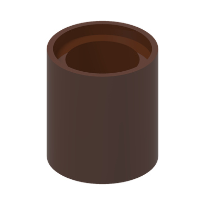 BEAM 1X1 · Reddish Brown (réf. BrickLink Reddish Brown)