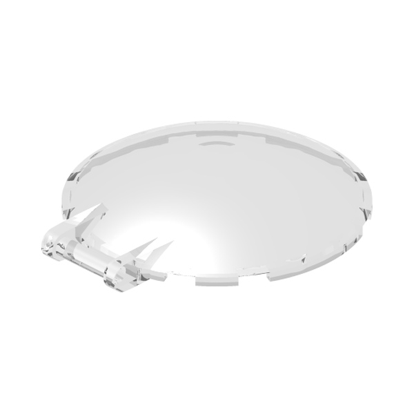 COCKPIT Ø47,79 W. SHAFT Ø3,2 · LEGO 6507911 (réf. BrickLink 18675) · Transparent (réf. BrickLink Trans-Clear)