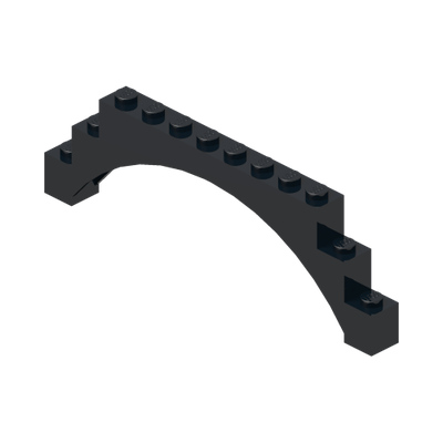 Arch 1 x 12 x 3 Raised Arch with 5 Cross Supports