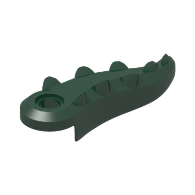 Alligator / Crocodile Tail with Hole
