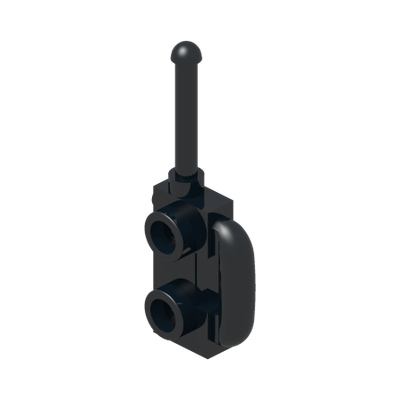 WALKIE-TALKIE · LEGO 6170545 (réf. BrickLink 19220) · Black (réf. BrickLink Black)