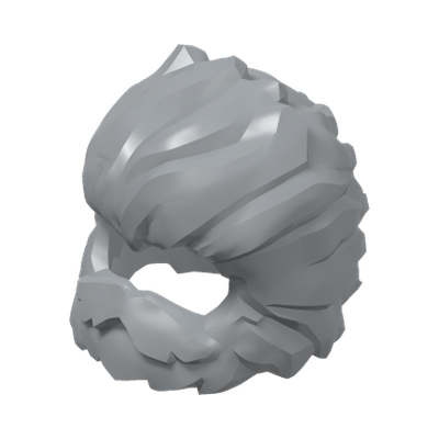 WIG, NO. 72 · LEGO 6430880 (réf. BrickLink 1989) · Medium Stone Grey (réf. BrickLink Light Bluish Gray)