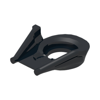 Minifigure Neck Collar SW Darth Vader Helmet Lower Jaw · LEGO 6360031 (réf. BrickLink 19917) · Couleur BrickLink : Black