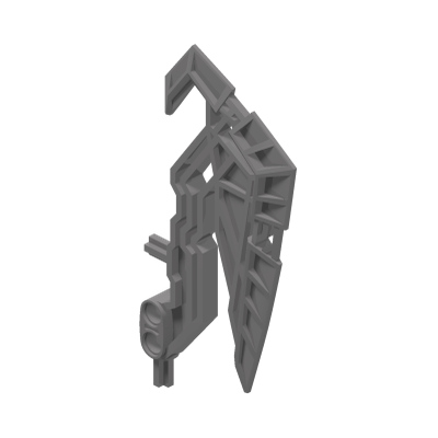Bionicle Weapon Skull Warrior Axe · LEGO 6114372 (réf. BrickLink 20479) · Couleur BrickLink : Flat Silver