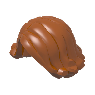 MINI FIGURE, WIG, NO. 97 · LEGO 6115306 (réf. BrickLink 20877) · Dark Orange (réf. BrickLink Dark Orange)