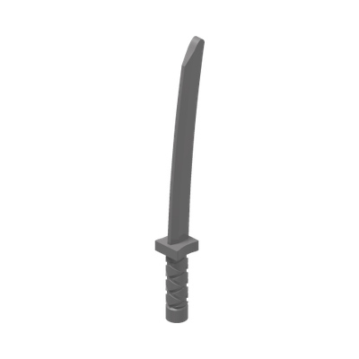NINJA SWORD · Silver Metallic (réf. BrickLink Flat Silver)