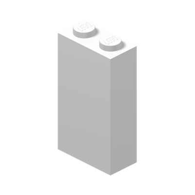 BRICK 1X2X3 · LEGO 6153776 (réf. BrickLink 22886) · White (réf. BrickLink White)