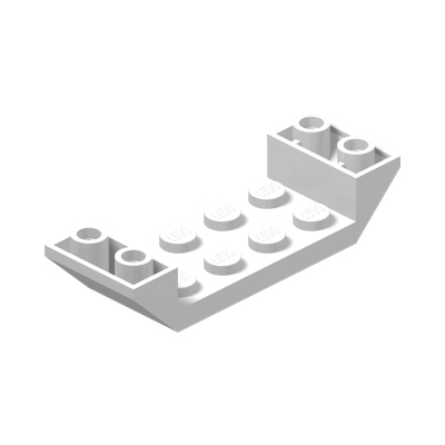 INV. ROOF 2X6 45 DEG. W/CUT · LEGO 6131572 (réf. BrickLink 22889) · White (réf. BrickLink White)