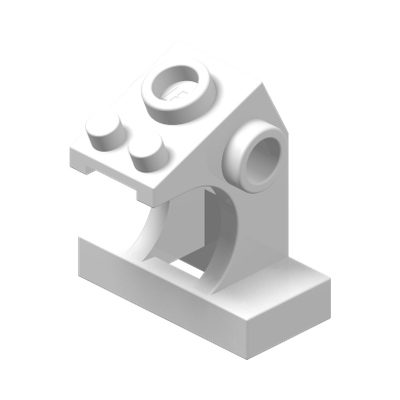 Minifigure, Utensil Control Panel · Réf. BrickLink 2342 · Couleur BrickLink : White