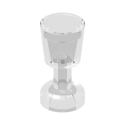 CUP WITHOUT WREATH · Transparent (réf. BrickLink Trans-Clear)