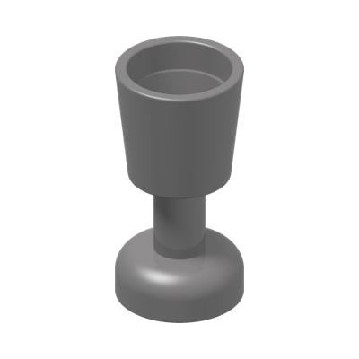 CUP WITHOUT WREATH · Silver Metallic (réf. BrickLink Flat Silver)
