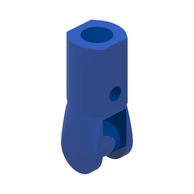 3.2 SHAFT W/3.2 HOLE · Bright Blue (réf. BrickLink Blue)