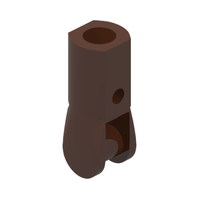 3.2 SHAFT W/3.2 HOLE · Reddish Brown (réf. BrickLink Reddish Brown)