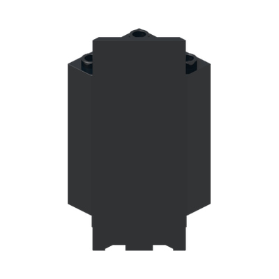 Panel 3 x 3 x 6 Corner Wall · LEGO 4272943 (réf. BrickLink 2345) · Couleur BrickLink : Black