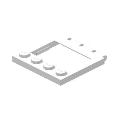 Hinge Vehicle Roof 4 x 4 Sunroof · LEGO 4177755 (réf. BrickLink 2349) · Couleur BrickLink : White