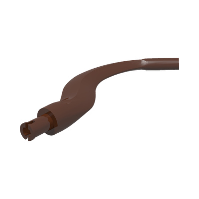 HORN, W/ 4.85 BUSH · Reddish Brown (réf. BrickLink Reddish Brown)