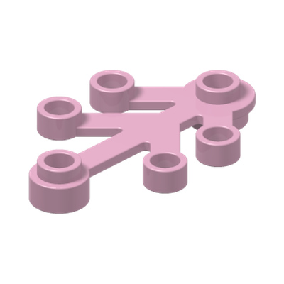 LIMB ELEMENT, SMALL · Light Purple (réf. BrickLink Bright Pink)