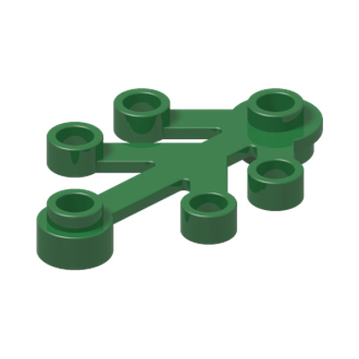 LIMB ELEMENT, SMALL · Dark Green (réf. BrickLink Green)