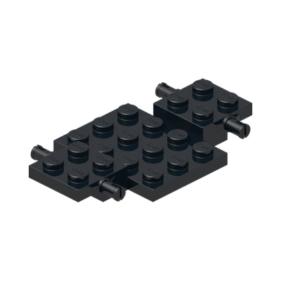 CHASSIS 4X7 · LEGO 6482877 (réf. BrickLink 2441) · Multicombination 1 (réf. BrickLink Black)